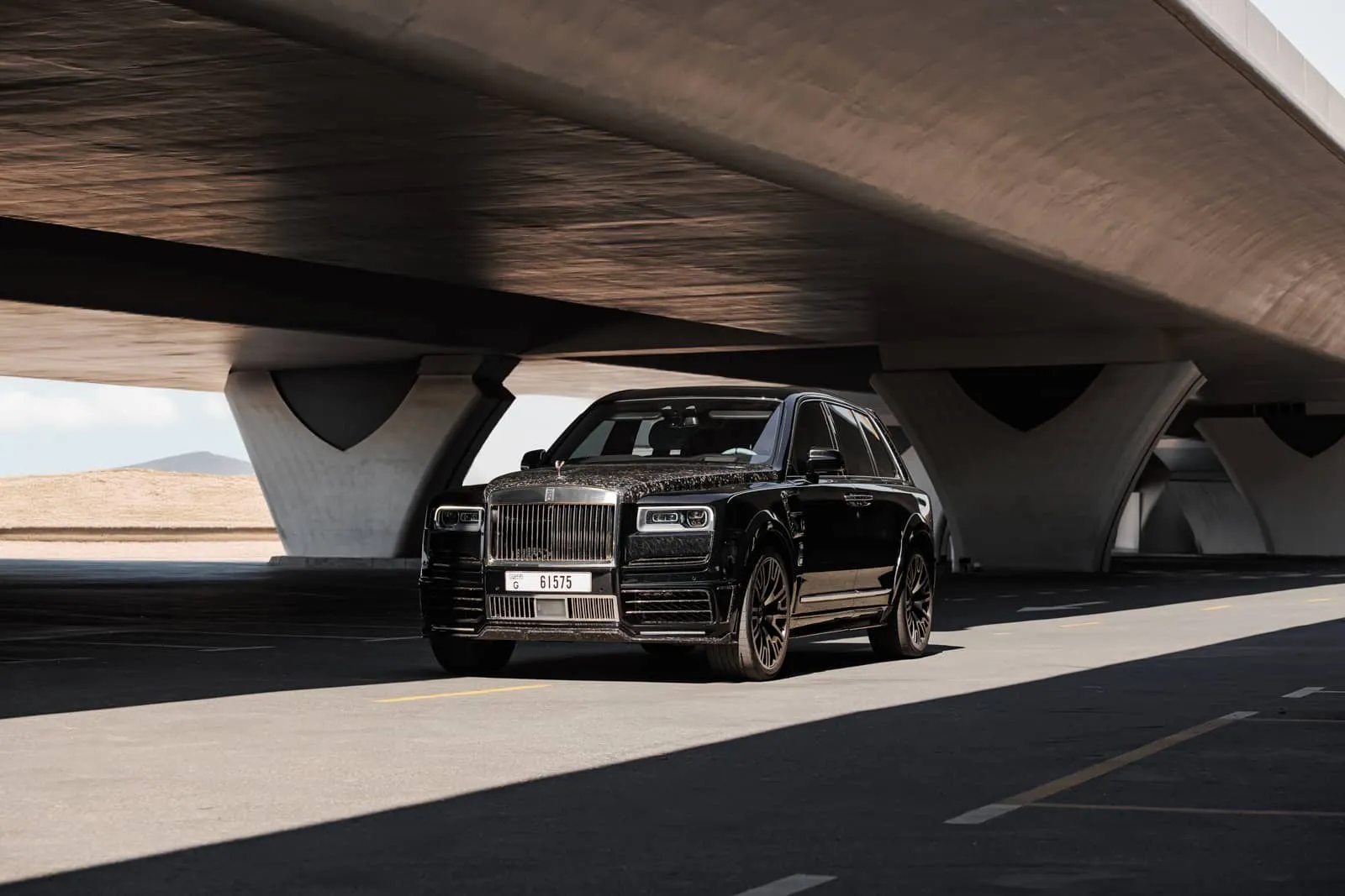 Daily Rolls Royce Cullinan Mansory rental Dubai