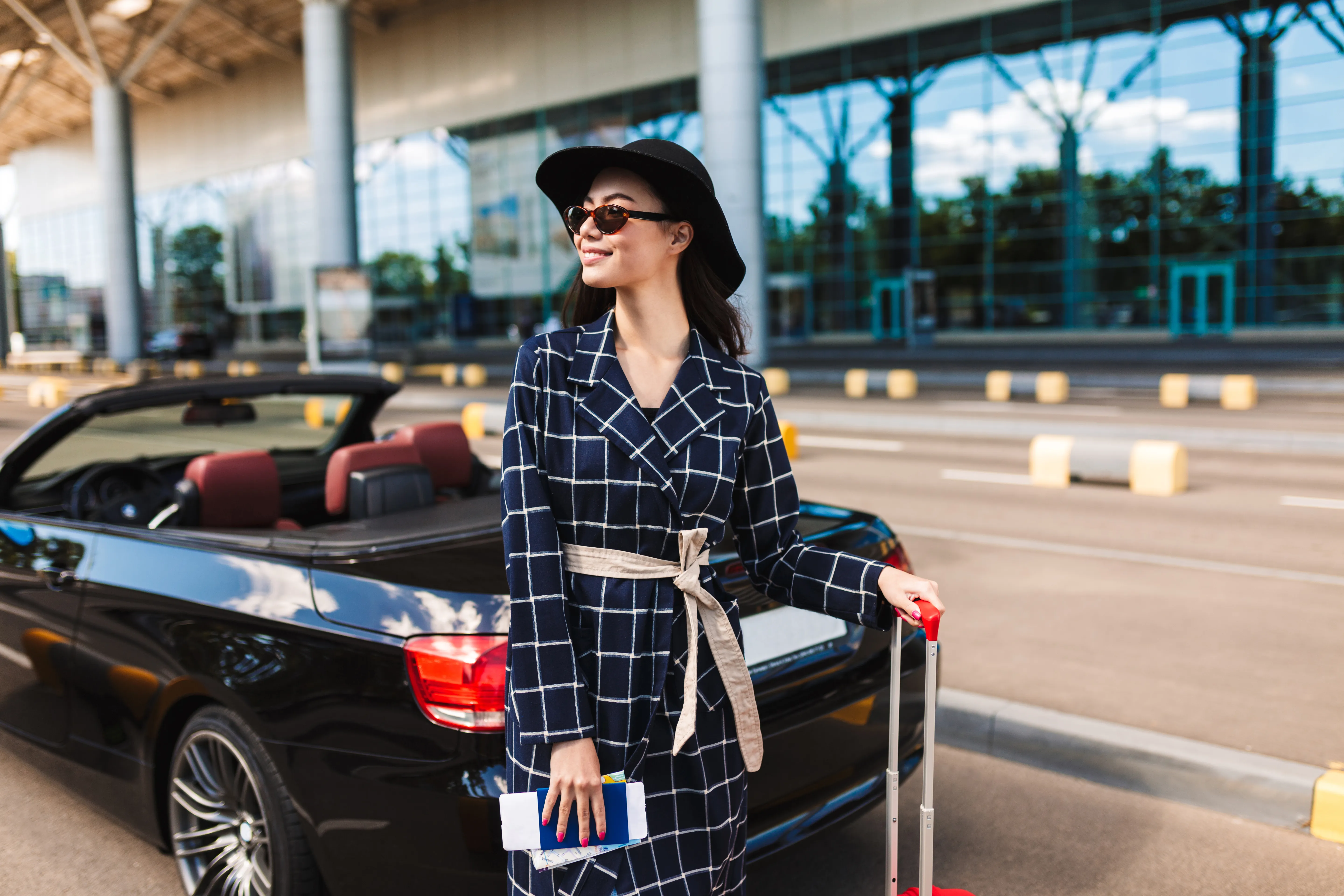 Rental car return at Dubai airport