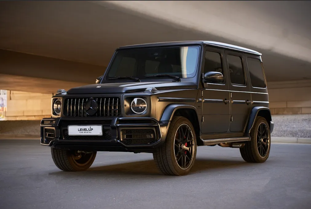 Black Mercedes Benz G63 AMG Rental in dubai on Eid