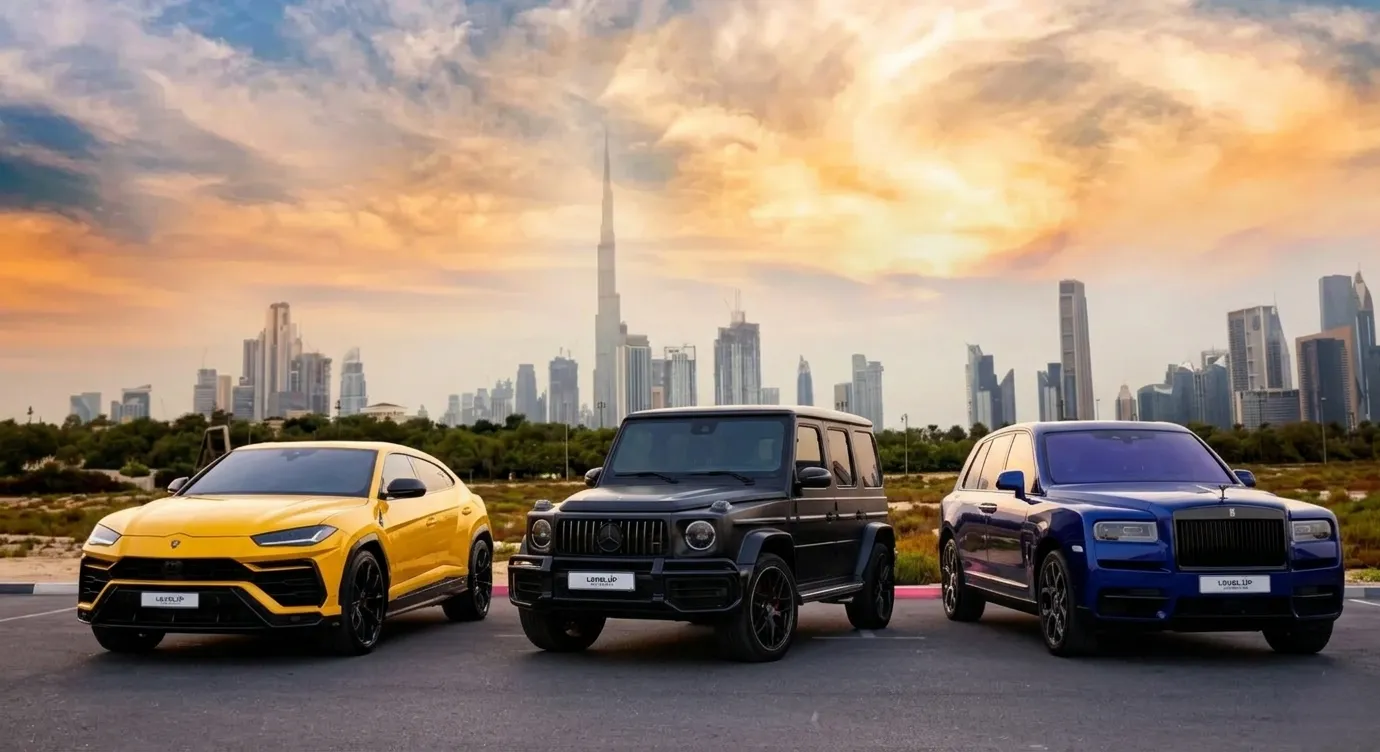 top  luxury cars to rent in dubai