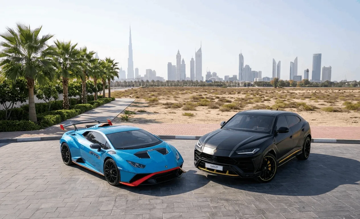lamborghini urus vs huracan rental dubai