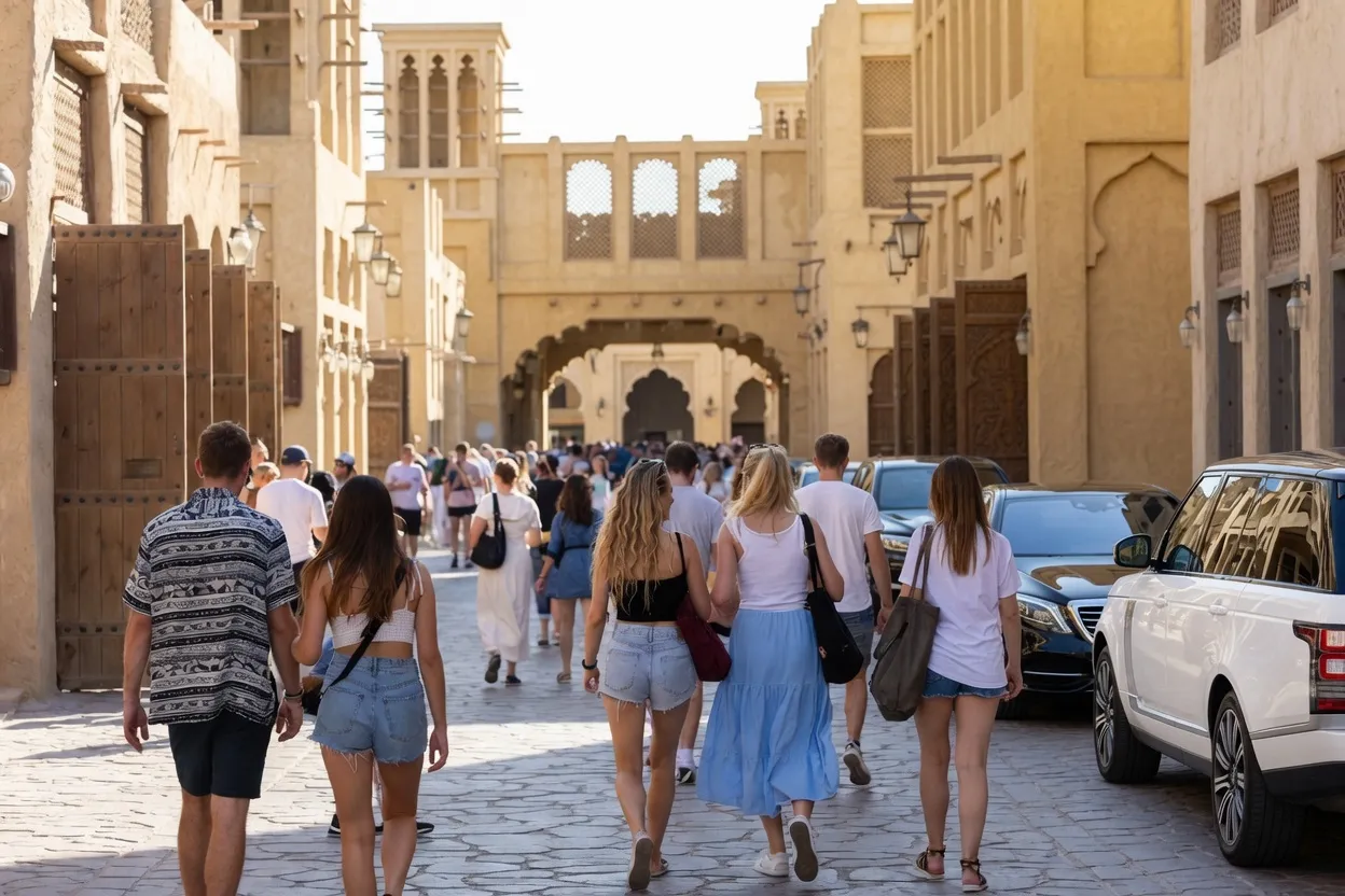 Russian tourist arrivals UAE