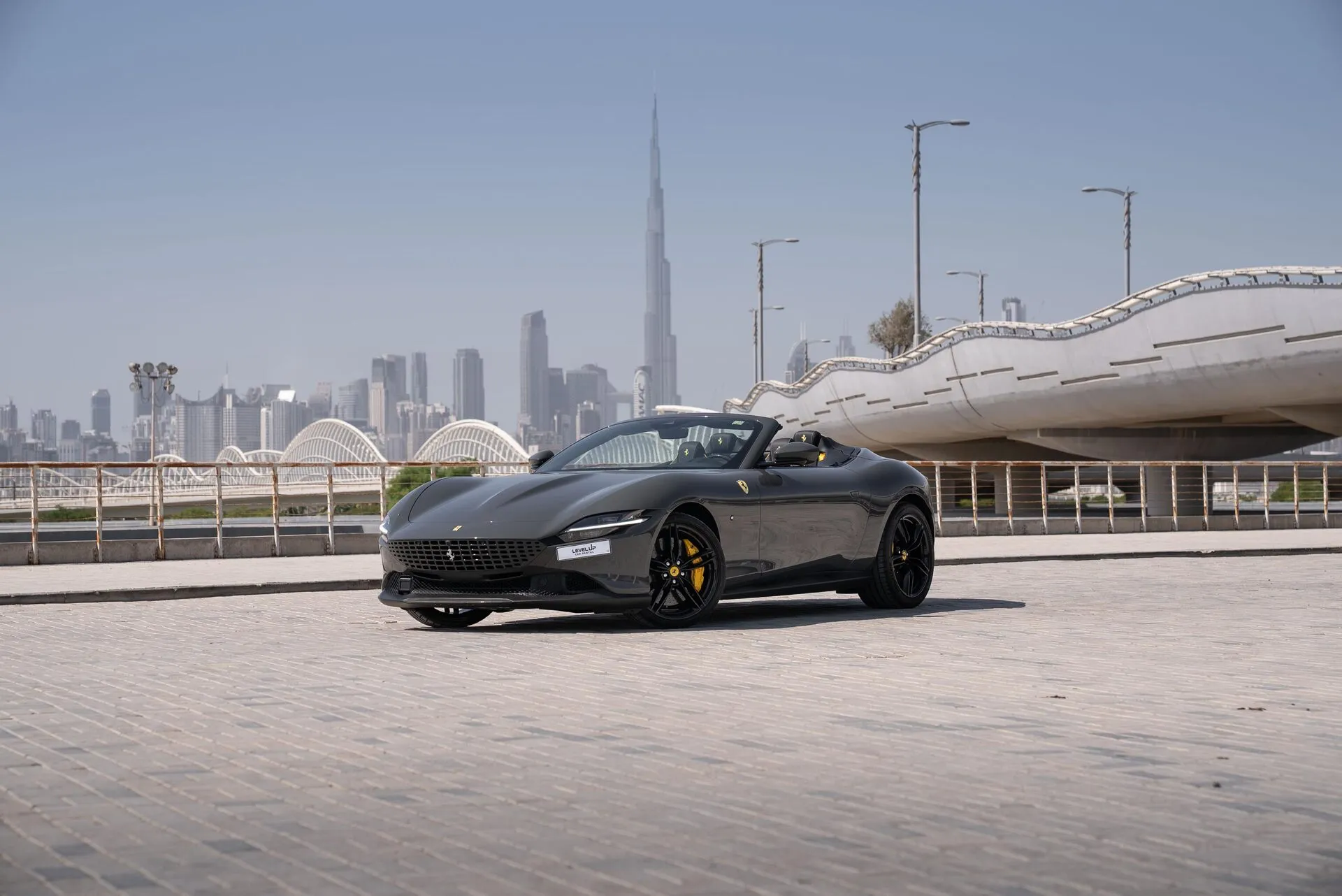 Ferrari Roma Spyder hybrid supercar Dubai rental