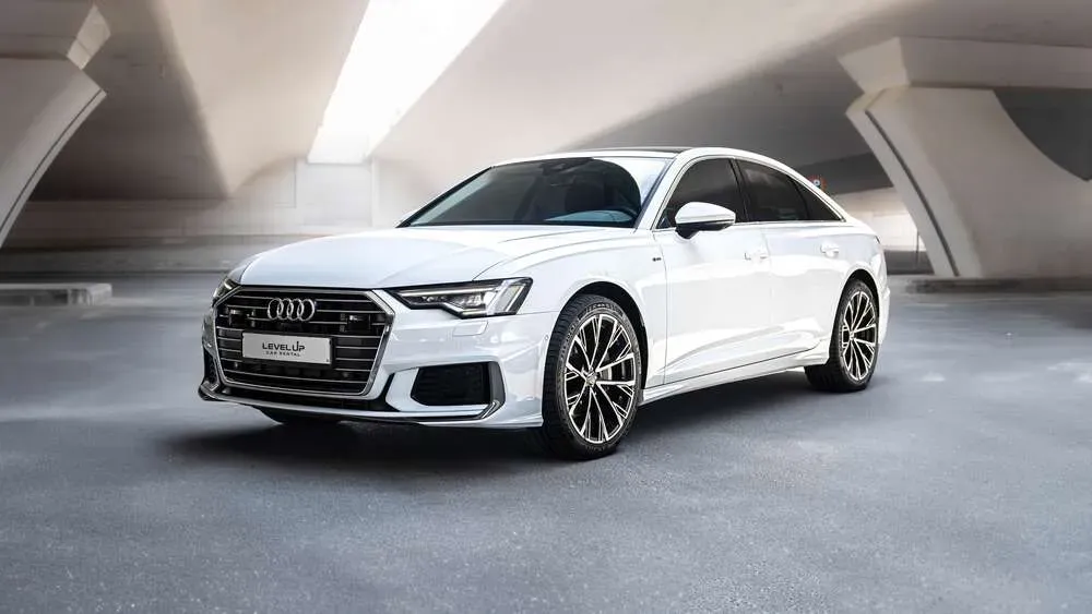 rent white Audi A6 dubai