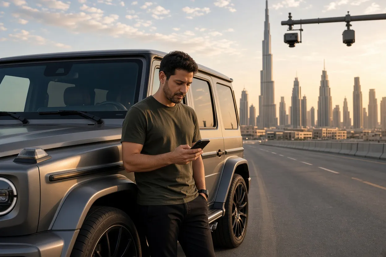 Pays Traffic Fines on a Rental Car in Dubai