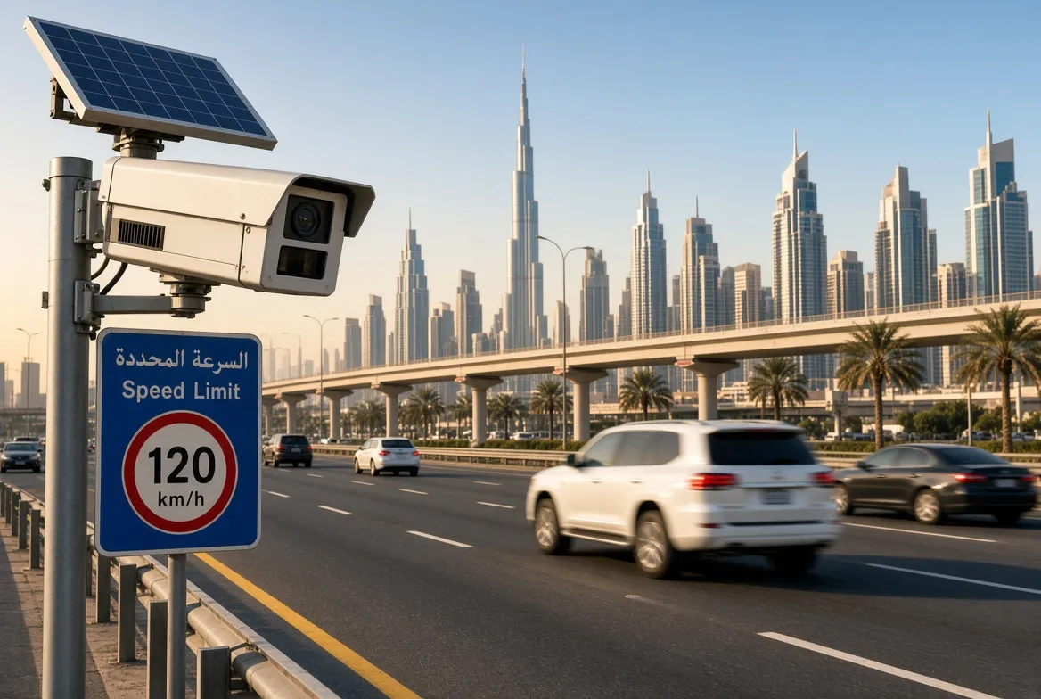 Dubai driving rules for tourists renting a car